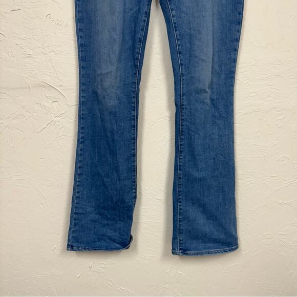 Levi’s 725 High Rise Bootcut Jeans Womens 32 Blue Stretch Denim Casual Zip Fly - Picture 3 of 15